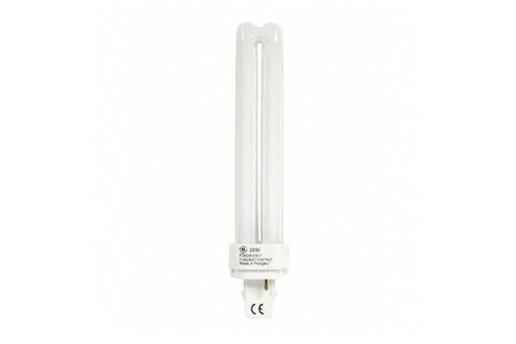 GE Ecolux, 18 WTT, 100 V, 1200 LM, 3500 KV, 82 CRI, 66 IN Length, G24d-2 Base, 10000 HR Average Life