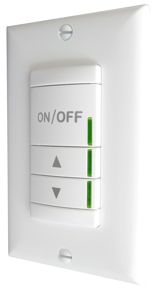 The SPODMRD push-button dimming wall station is a cost-effective solution for commercial and residential lighting applications