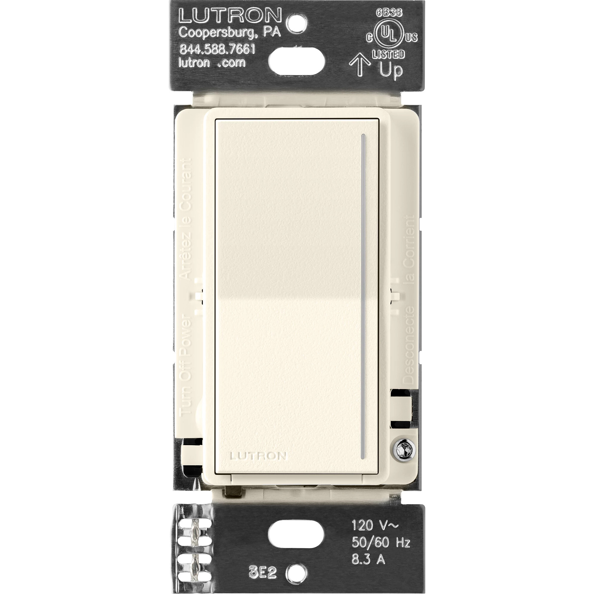 Sunnata Companion Dimmer Switch, for use only with Sunnata Pro LED+ Dimmer Switches, Biscuit