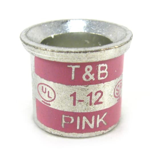 Copper Cable Joint, Wire Range Min: 2 #4 Sol or Str, Max: 2 #4 with 1 #10 Sol or Str, Tin Plated, Pink Die