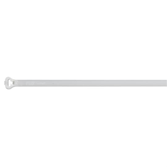 Cable Tie, Natural Polyamide (Nylon 6.6) for Temperatures up to 85 Degrees Celsius (185 F) for Indoor Applications, UL/EN/CSA62275 Type 2/21S Rated for AH-2 Plenum and as a Flexible Cable and Conduit Support, Length of 224mm (8.8 Inches), Width of 6.9mm (0.27 Inch), Thickness of 1.5mm (0.06 Inches), Tensile Strength Rating of 534 Newtons (120 Pounds), Bulk Pack