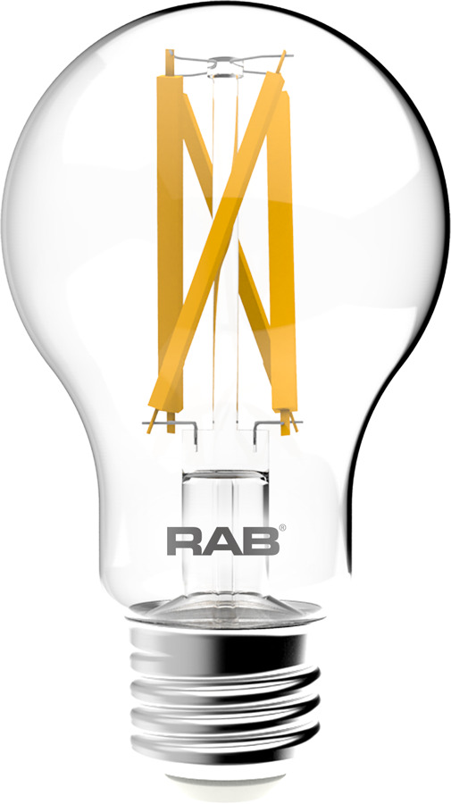 FILAMENT A19 CLEAR 9W 60W-Equivalent 810LM, Base E26, CRI90 3000K