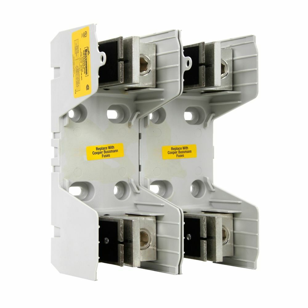 Eaton Bussmann Series RM modular fuse block, Modular fuse block, 0-30 A, Three-pole, Class R, Screw with pressure plate, 250 V
