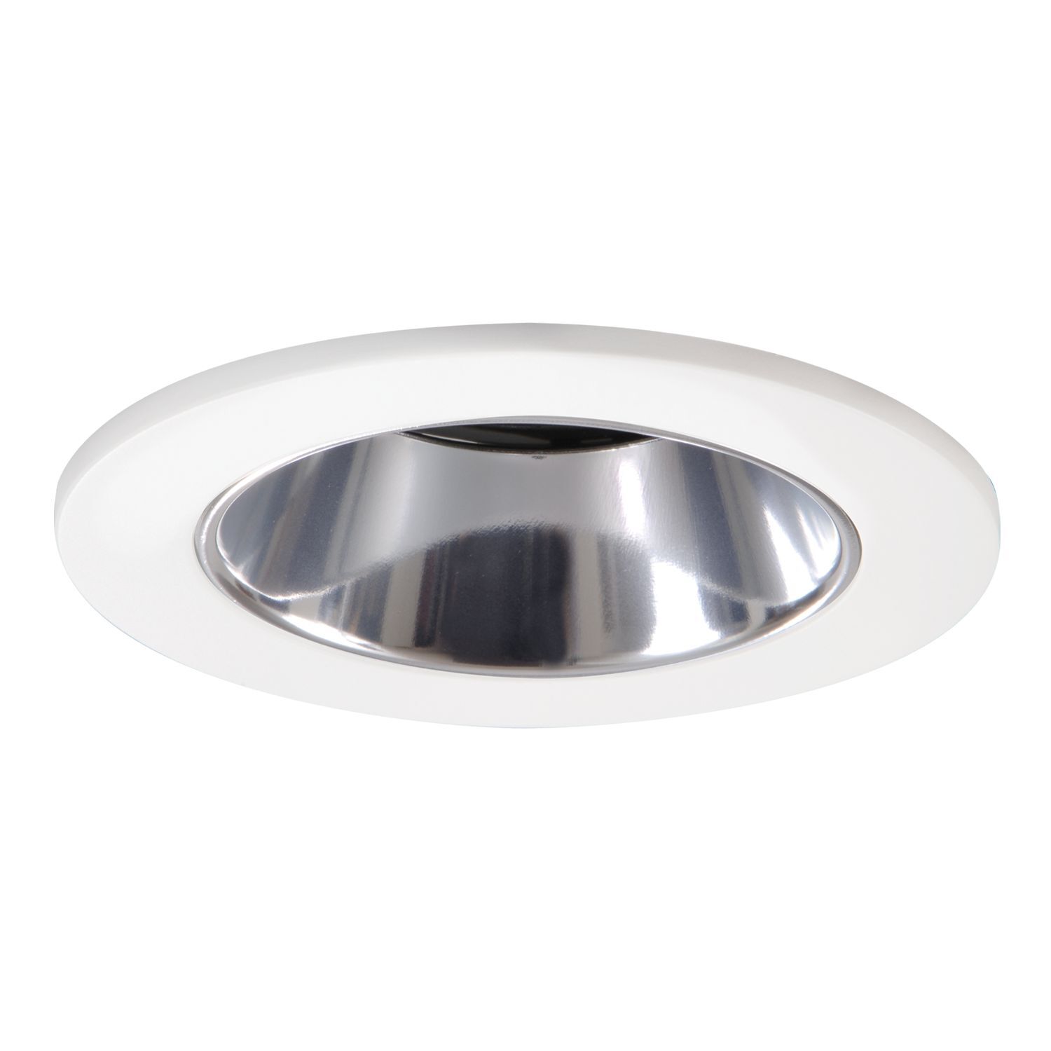 3" Trim Lensed Shower Light 15 Degree White Trim with Clear Reflector