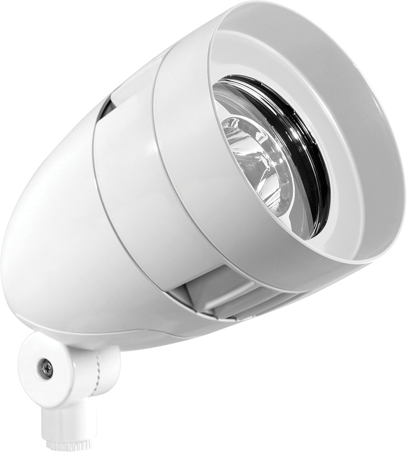 LFlood, 13W, 5000k, LED Bullet with Hood & Lens, White