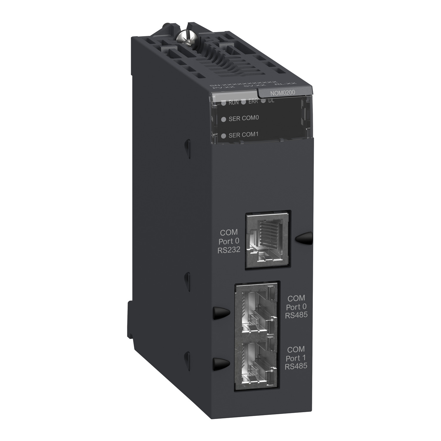 communication module, Modicon X80, Serial link module, 2 RS485 or 232 ports in Modbus and character mode