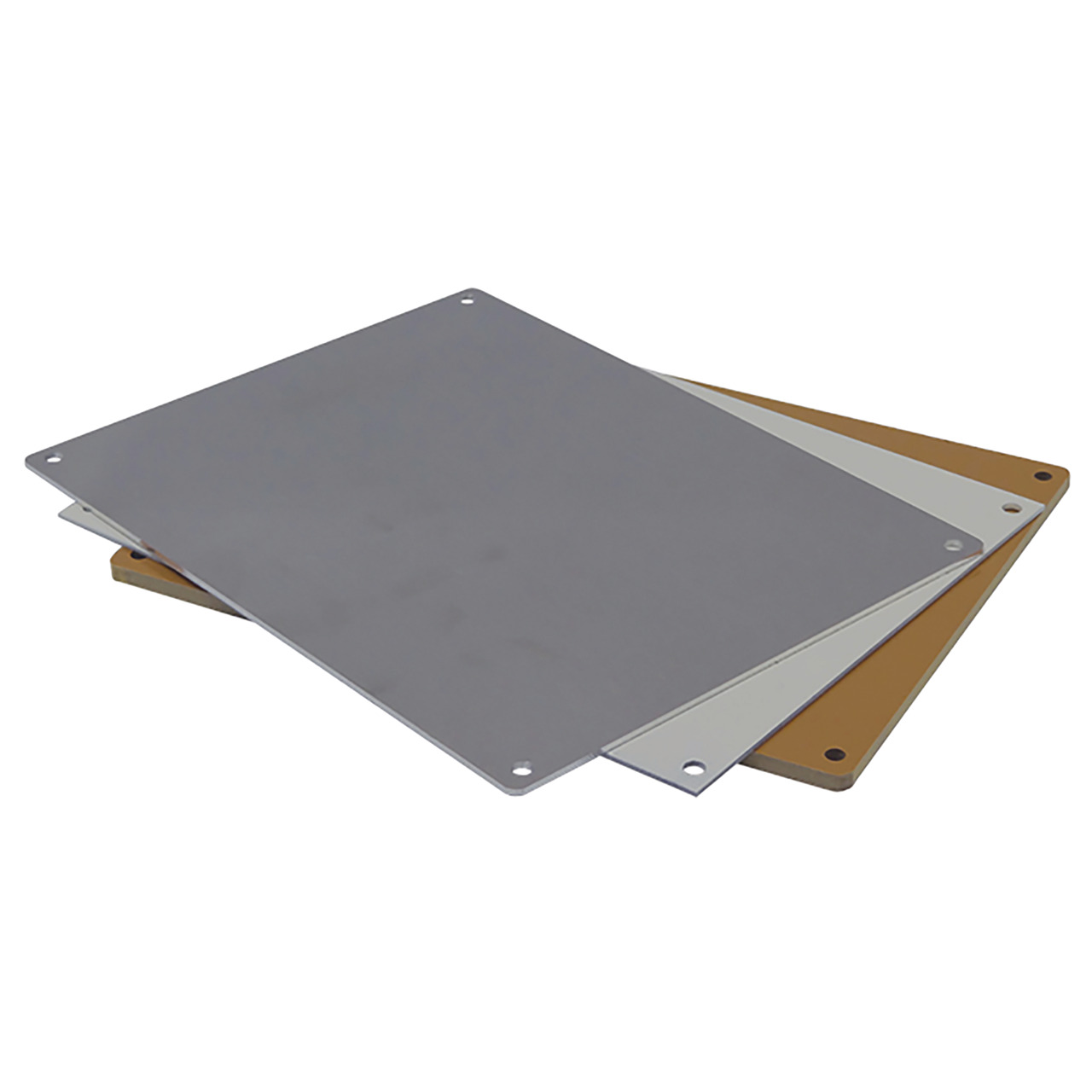 VJ Series Back Mounting Plate 14x12x0.38 Brown Nonmetallic