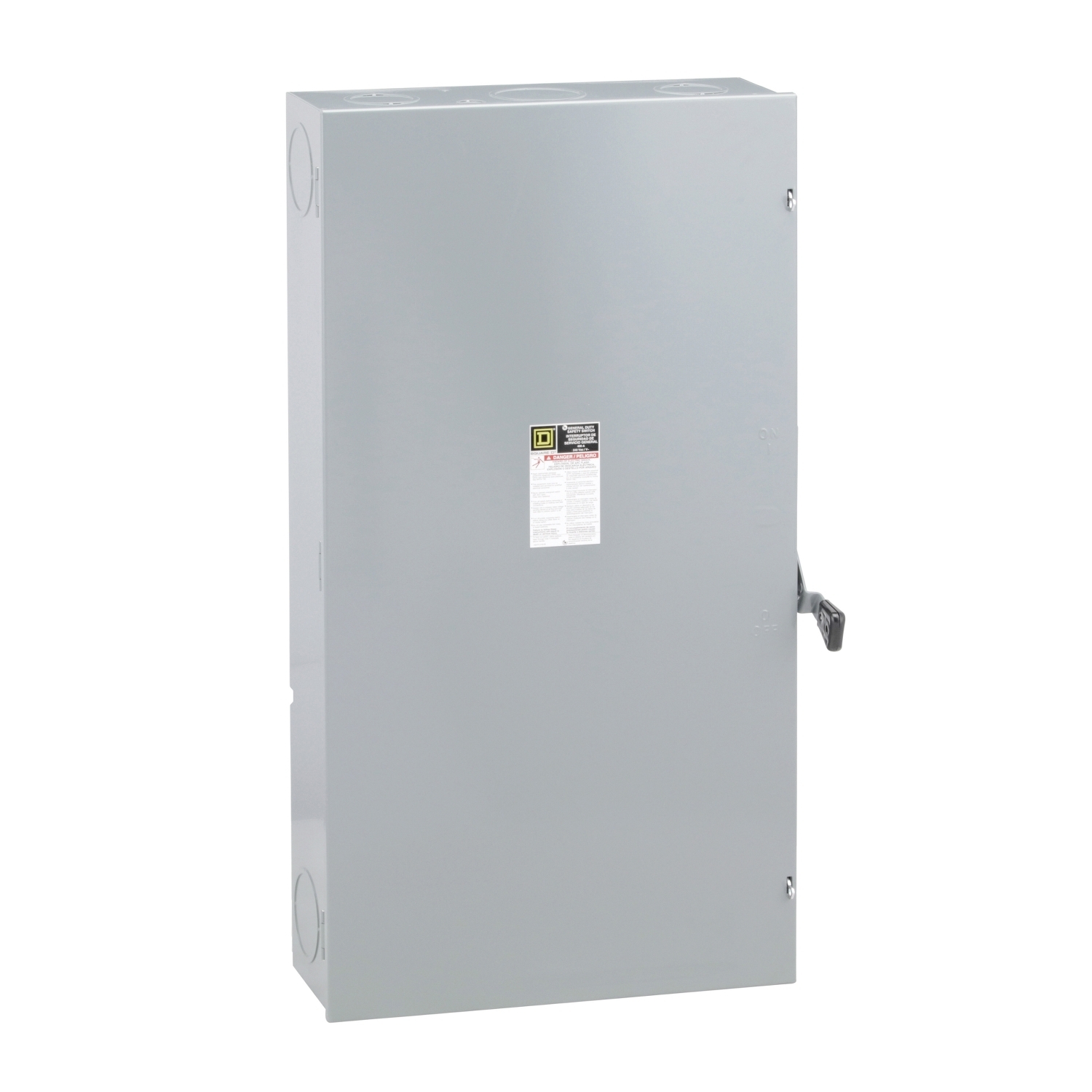 Safety switch, general duty, fusible, 3 pole, 4 wire, 240VAC, 400A, Type 1, with neutral, fuse class T