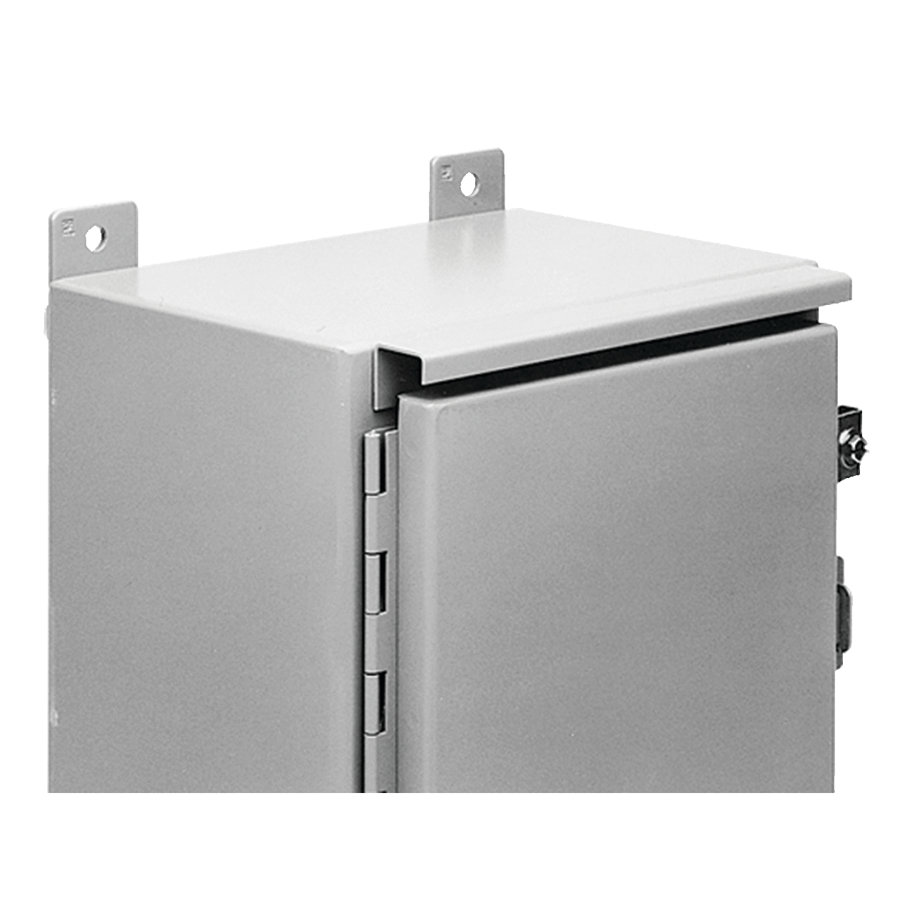 Drip Shield Kit for Two-Door Floor-Mount Enclosures, fits B=48.00, Gray, Steel