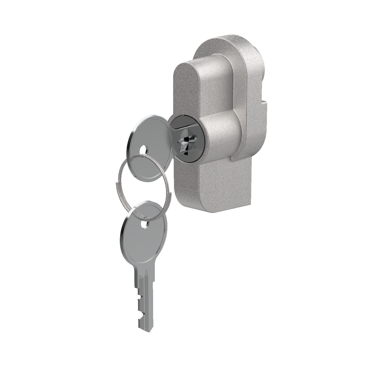 Ultrx Keylock Kit Keyed, 2.39x.96x1.32, Black Textured, Mild Steel