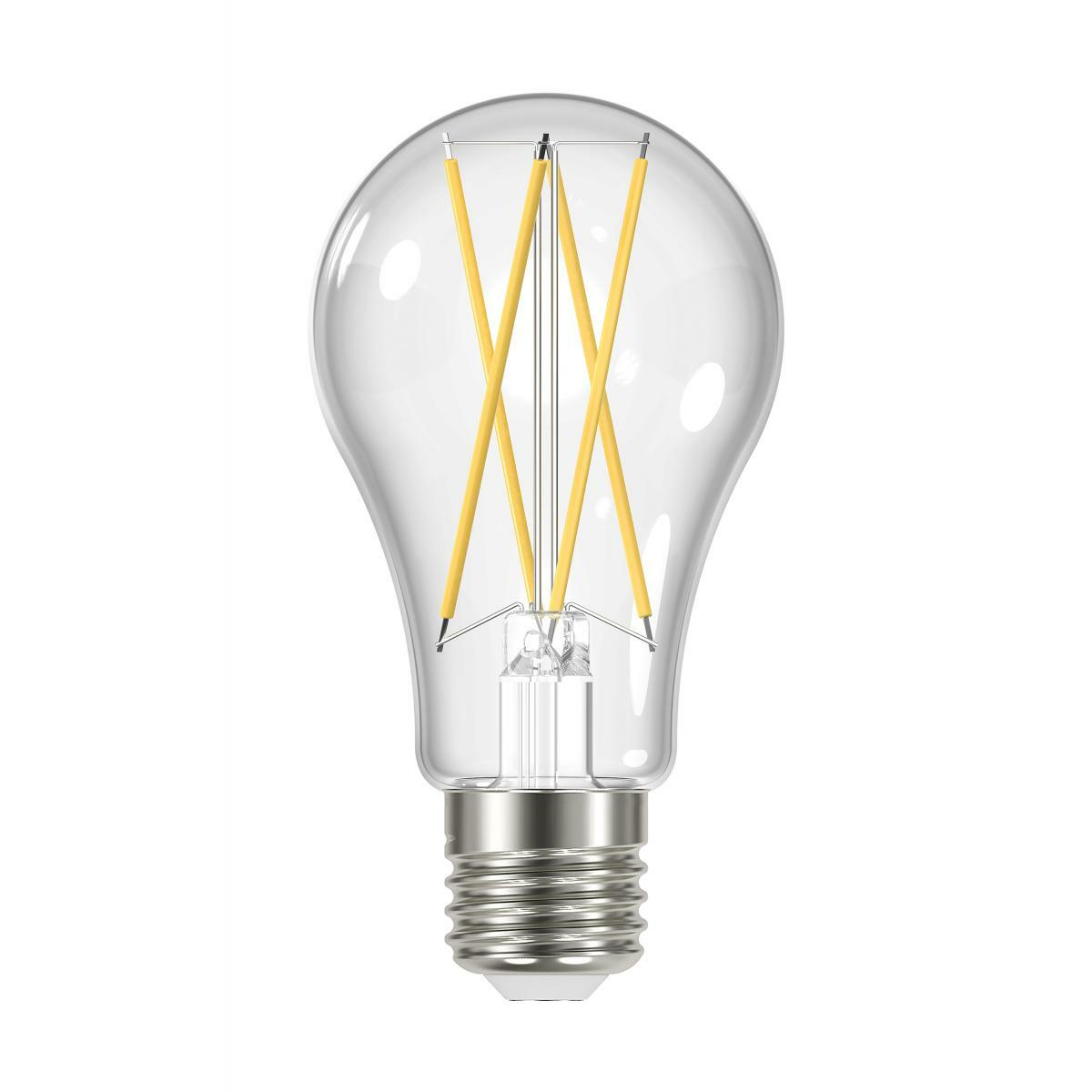12-Watt A19 LED Lamp - Clear Medium Base 3000K 120 Volts