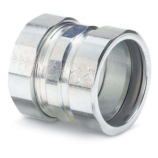 HK-402 Rigid/IMC Compression Coupling, 3/4 inch, Malleable Iron, Zinc-Plated