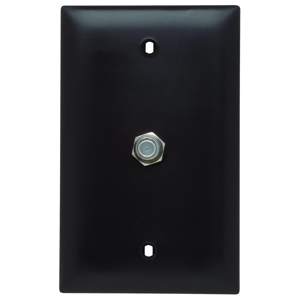 1GHz F-Coupler Wall Plate, Brown (M10)
