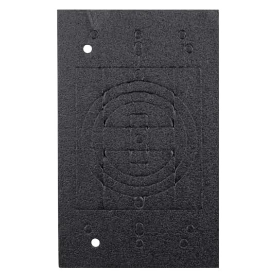 Single Gang Gasket, Black, Neoprene, Pack of 40