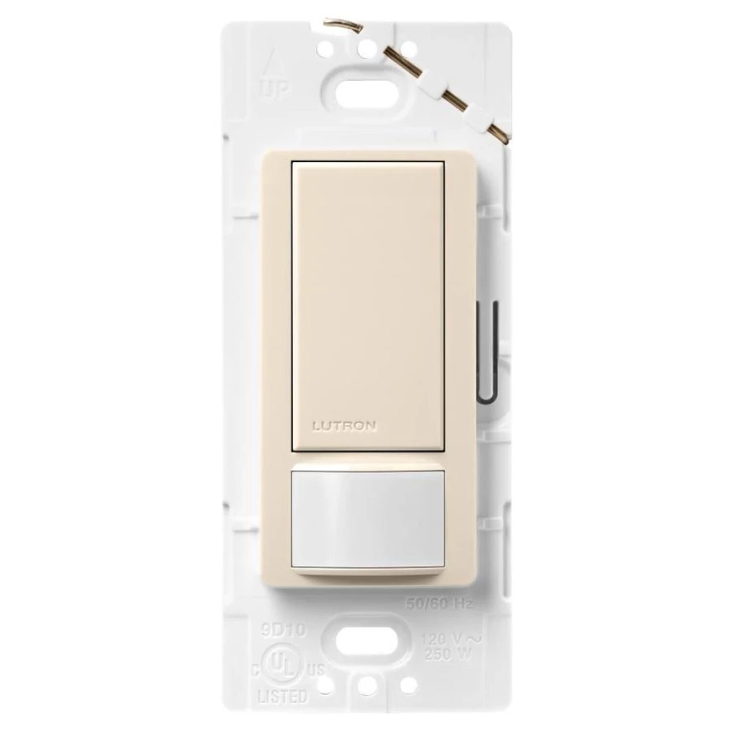 Lutron Maestro 5 Amp Single-Pole or Multi-Location Motion Sensor Switch, Light Almond
