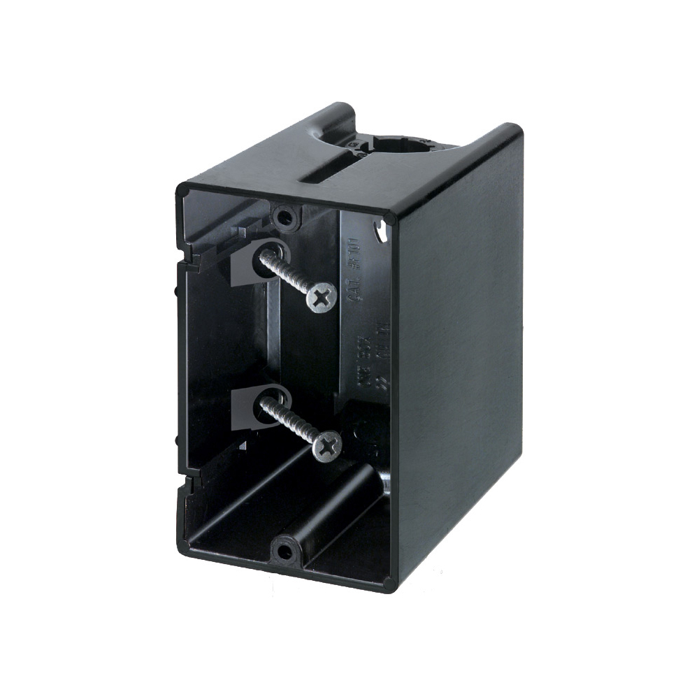 One Box Non-Metallic outlet boxes. Single Gang. Vertical. 21.3 cu. in.