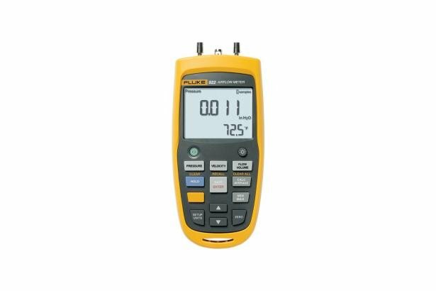 Todays HVAC technicians want a simple solution for diagnosing ventilation issues. Differential pressure measurements only tell part of the story. Technicians also want to measure air velocity and flow, without having to resort to expensive, difficult to use, specialist tools. The Fluke 922 makes airflow measurements easy by combining three tools: differential pressure, airflow, and velocity into a single, rugged meter.