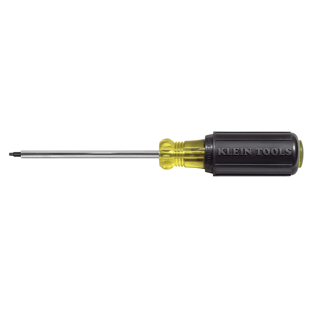 Screwdriver, #1 Square Recess Tip, 4-Inch Shank