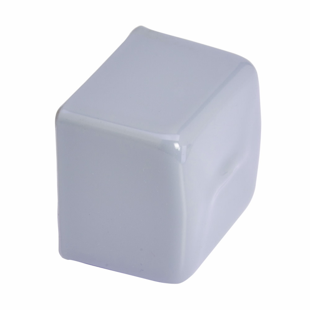 Eaton B-Line series end cap, 1.62" H x 1.25" L x 1.62" W, Steel, Black, Plastic end cap