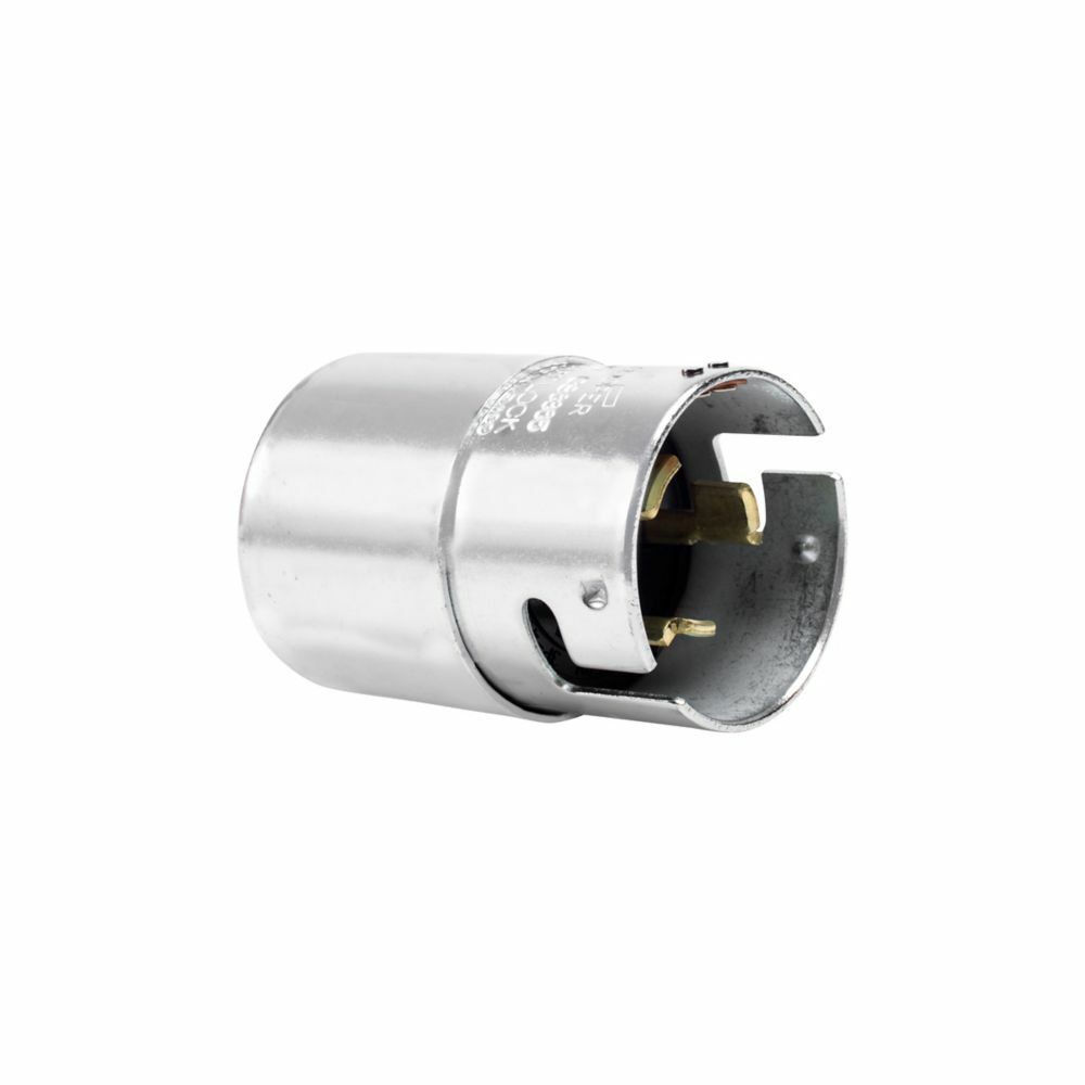 Eaton locking plug, #10-6 AWG, 50A, Industrial, 125/250V, Back wiring, Steel, Armored, Non-NEMA, Three-pole, Four-wire, Steel, 0.68 to 1.13 in