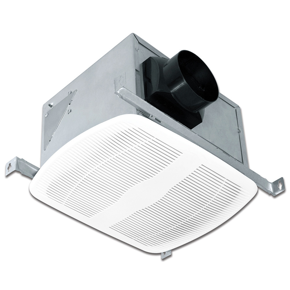 90 CFM ENERGY STAR Certified Quiet Exhaust Fan - 4 Inch Plastic Duct Adapters