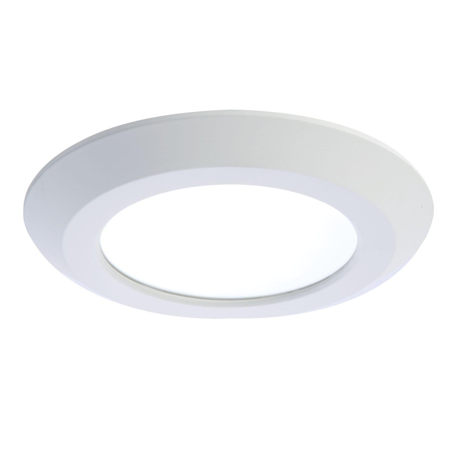 6" Surface LED Downlight, 120V-277V, 80CRI, 3500K, White, 1200 Series, JBox mount only
