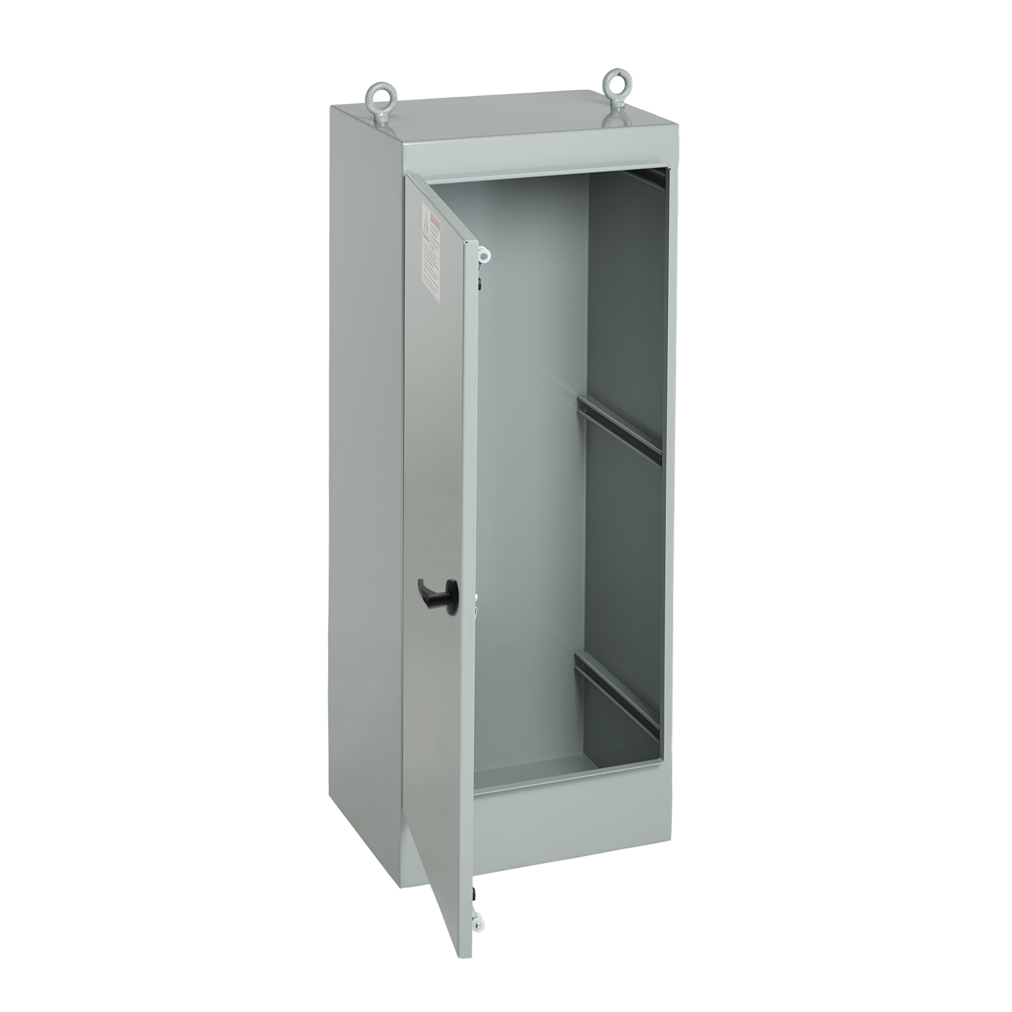 Freestand Single Access White Inside Type 12, 72.06x30.06x18.06, Gray, Steel