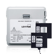 Dual Element Mini Meter Kit, Outdoor Surface Mount Enclosure, LCD Counter, 120/208/240 Volt, 100 Amp with Two Split Core CTS