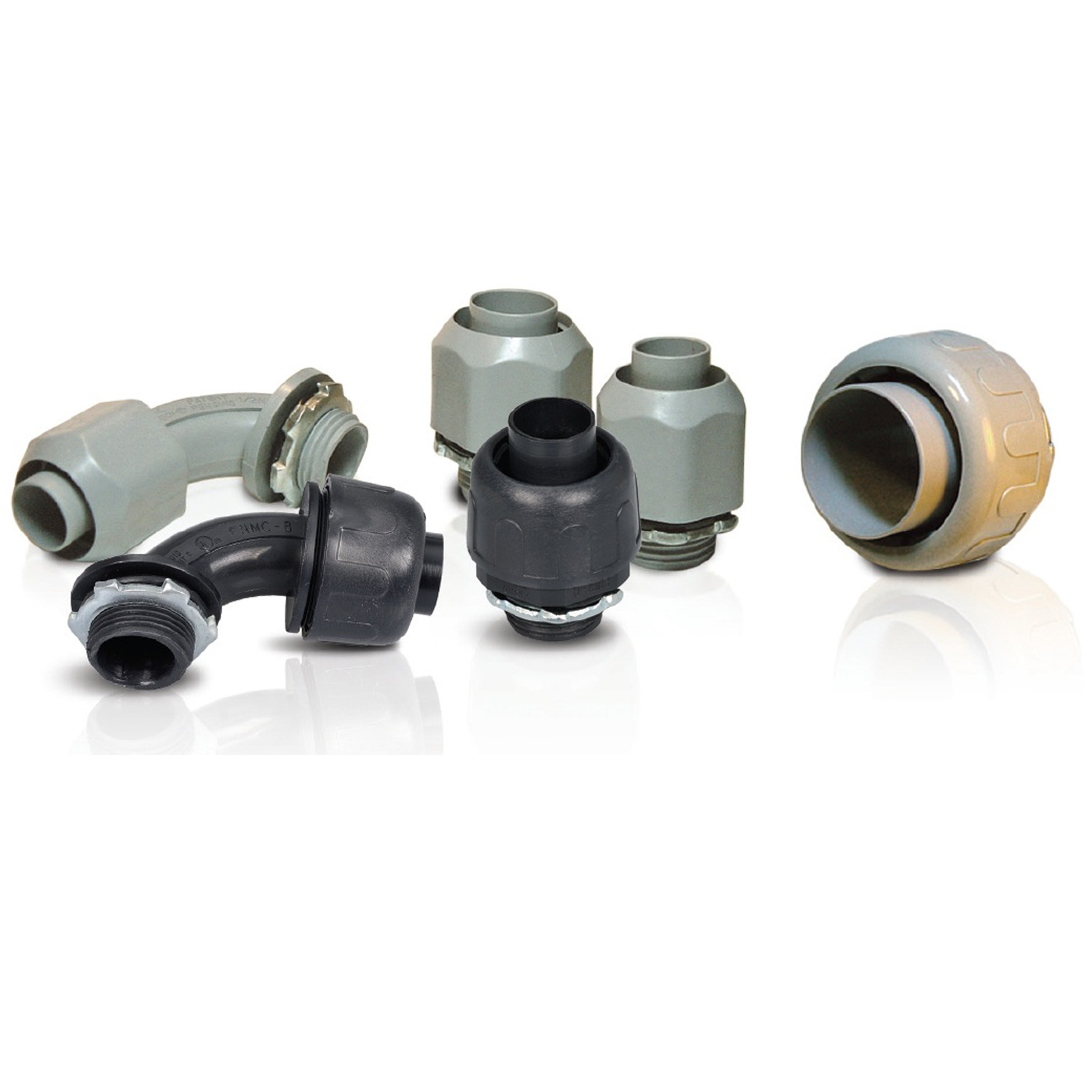 UL CSA PVC STR CONNECTOR GRAY 3/4IN