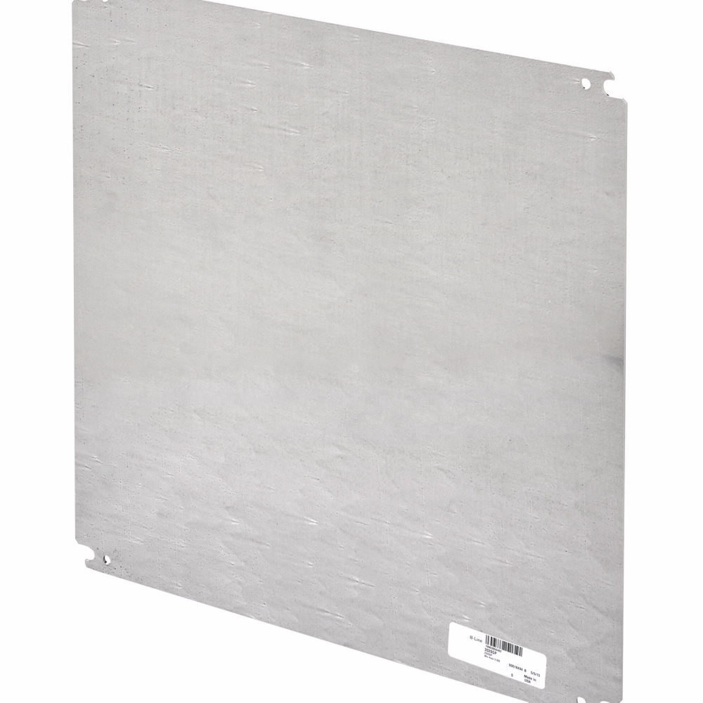 Eaton B-Line series panels and panel accessories, White powder coated, RHC flat panel can be installed in RHC enclosures, Steel Panels and panel accessories