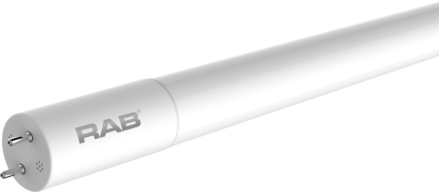T8 LED Glass 4Ft Type B 17W, 5000k, 2200Lm Double Ended