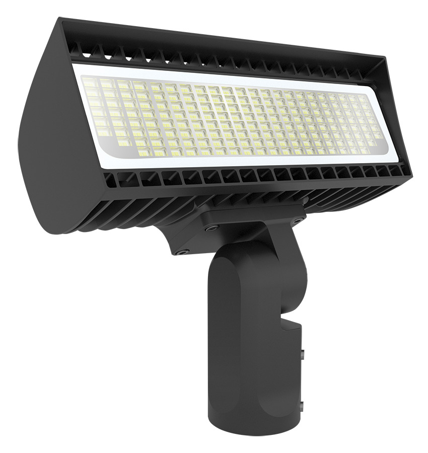Floodlights 10563-22727 Lumens Flexflood- Small Field Adjustable Power-Cct 69-97-132-168W Slipfitter Mount 5000K/4000K 480V Bronze