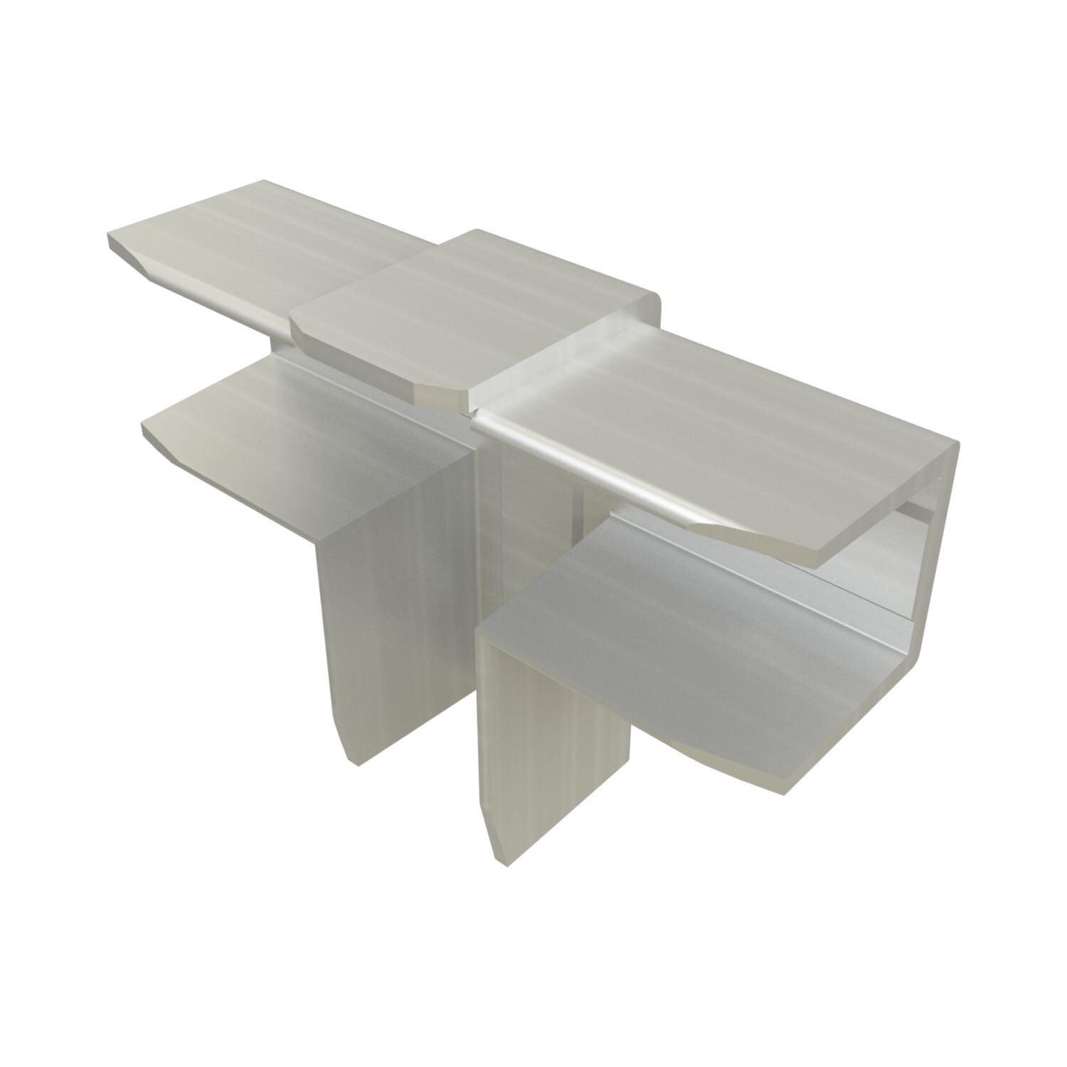 UNISTRUT FITTING, 4-7/8"x 1-1/2"x 3-1/4", AL