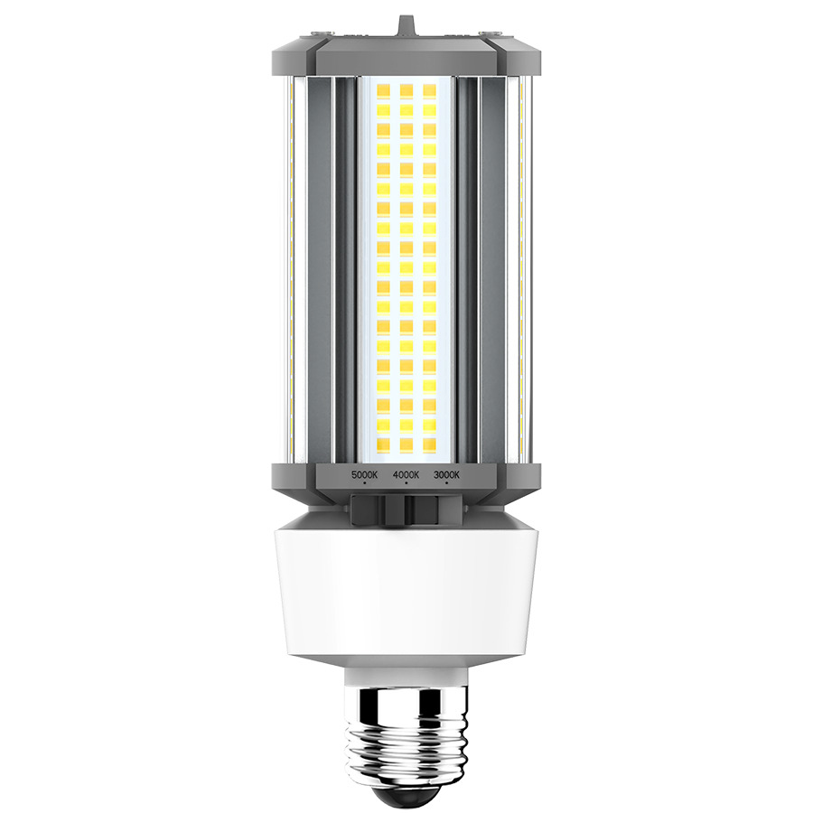 Hid Replacements 1740/2610/3915 Lumens Hid Field Adjustable Selectable 12/18/27W Base E26 80CRI Selectable 3000/4000/5000K Ballast Bypass 3-Pin Sensor Port