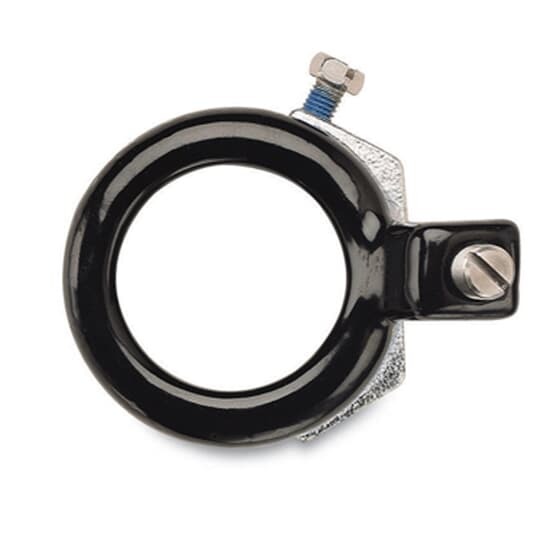 4 Inch Blackjack Grounding Bushing, Aluminum, Galvanized, Wire Range 6 to 4/0 for Use with Threaded or Threadless Rigid/IMC Conduit