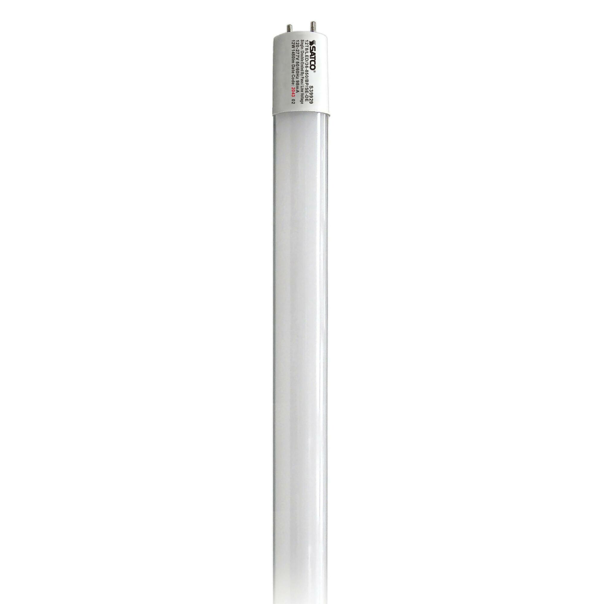 12W T8 LED - 3 ft. - 5000K - G13 Base - 50000 Hours - 1450L - Type B - BBP - 1 or 2 Ended Wiring