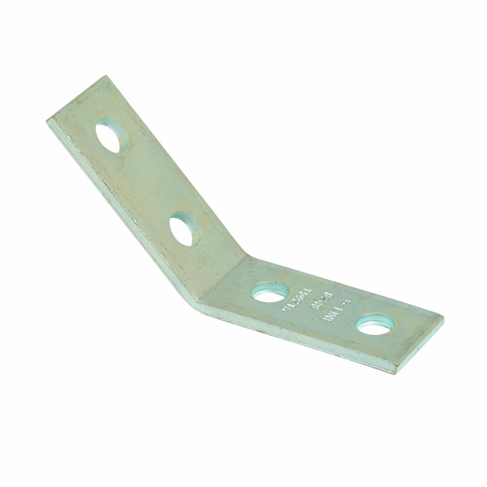 Eaton B-Line series open angle, 2.7" H x 6.03" L x 1.62" W, Steel, DURA GREEN, 1/4" Gauge