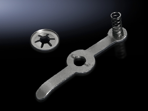 Base/plinth components, front and rear, 100 mm, Stainless steel for TS, SE
