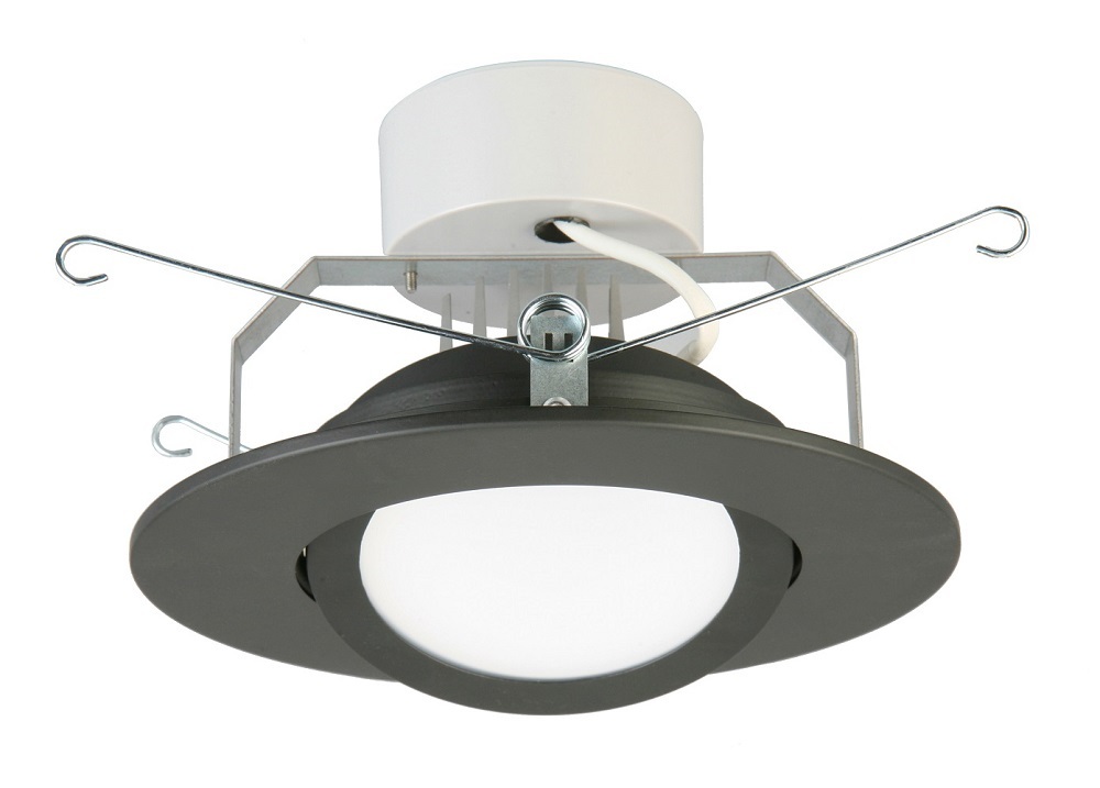 6 IN matte black LED gimbal module, LED, 3000 K , 90 CRI, SKU - 233LRT