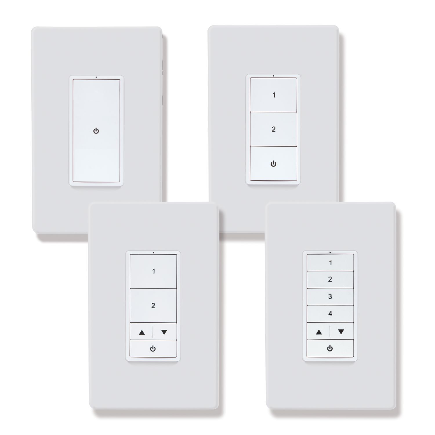 WaveLinx PRO Wallstation, 1 Button, White