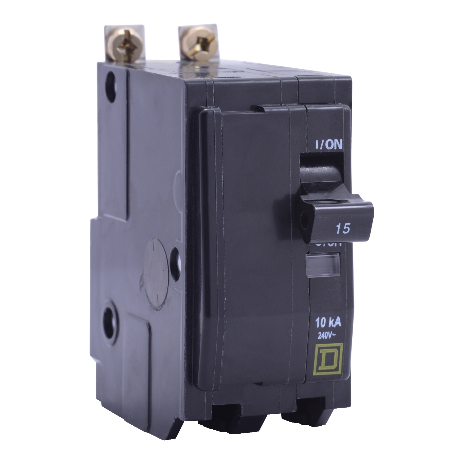 Mini circuit breaker, QO, 20A, 2 pole, 120/240VAC, 10kA, bolt on, 50 deg C