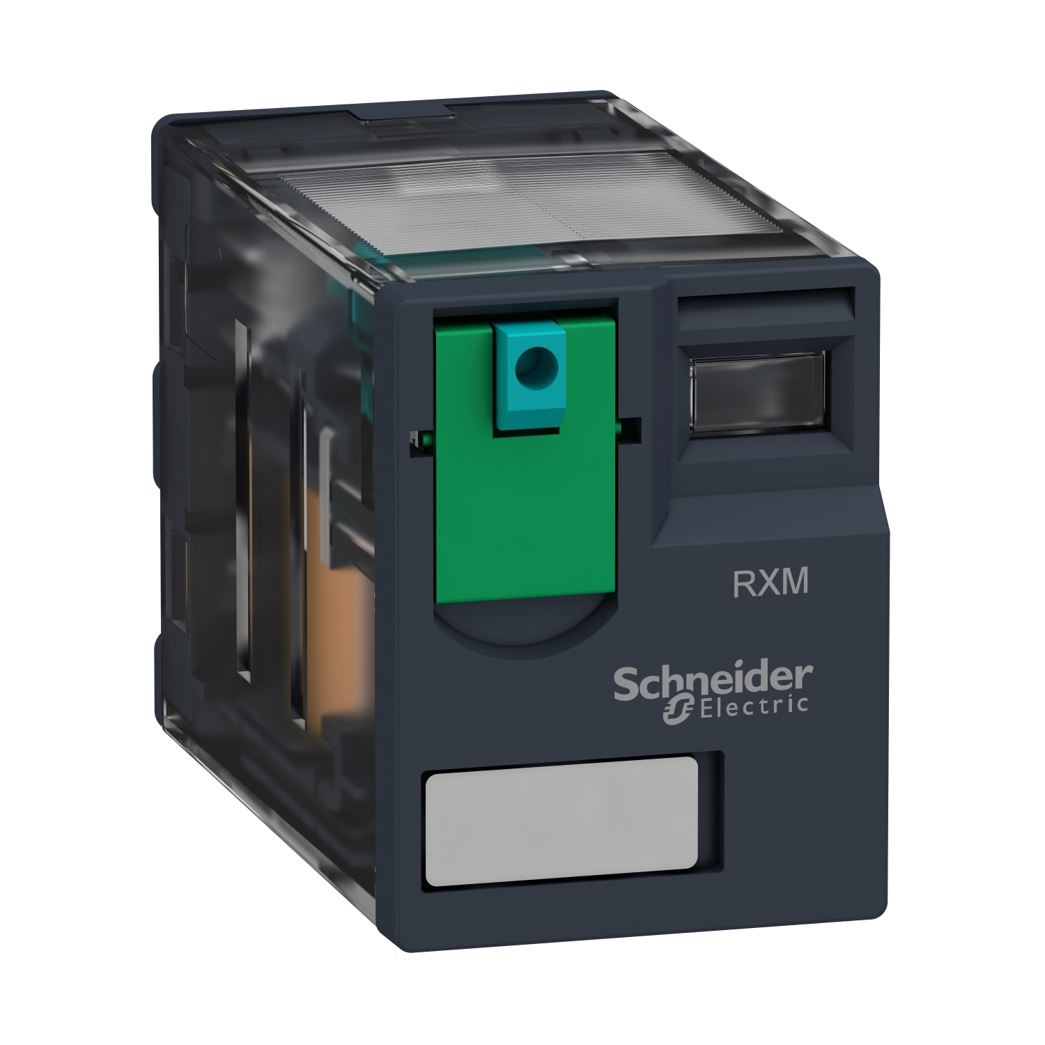 miniature plug in relay, Harmony Electromechanical Relays, 6A, 4CO, lockable test but to n, 24V DC