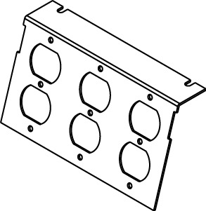 AC8105 & AC8850 PLATE FOR 3 DUP DEV