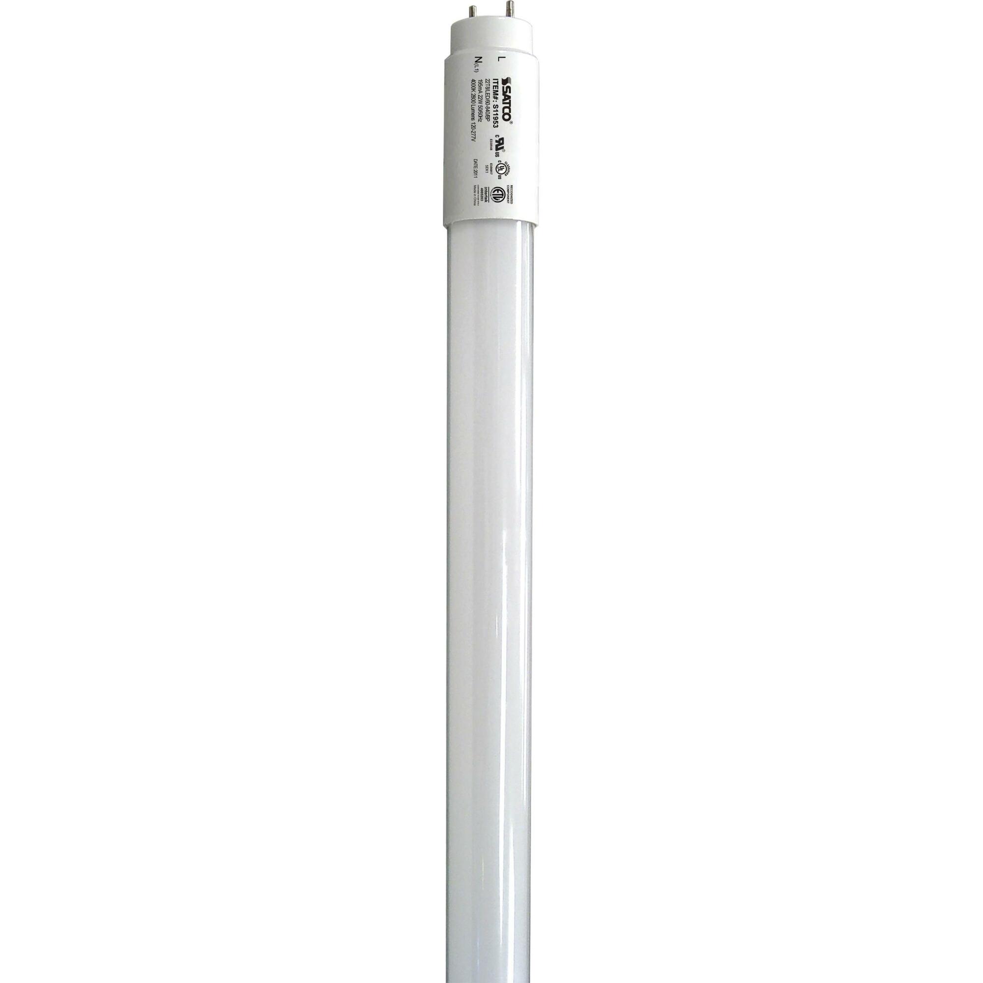 5 Foot - 22 Watt - Linear LED T8 -  Type B Ballast Bypass - G13 Bi-Pin Base - 80 CRI - 4000K