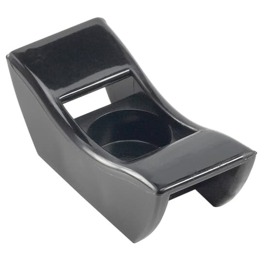 Heavy-Duty Mounting Cradle, Black Nylon 6.6 for Temperatures up to 85 Degrees Celsius, Weather and Ultraviolet Resistant, Length of 44.45mm (1.75 Inches), Width of 19.1mm (0.75 Inches), Height of 15.9mm (0.626 Inches), for Use with Lashing Ties, Screw Mounting Method, 0.25 Inch Screw