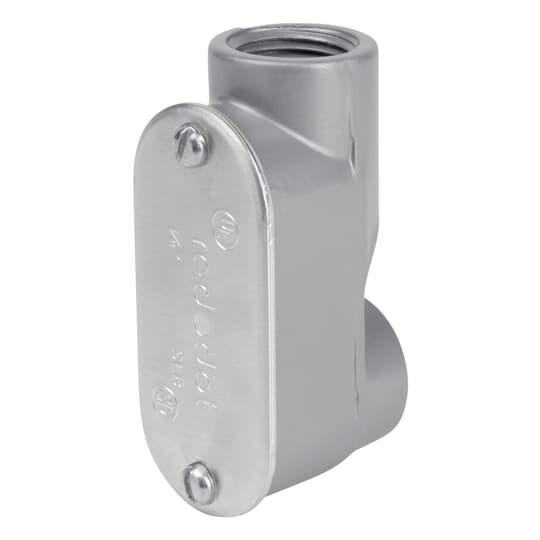 1/2 inch Die Cast Aluminum Service Entrance Body, Cover and Gasket. For Use with Rigid/IMC Conduit