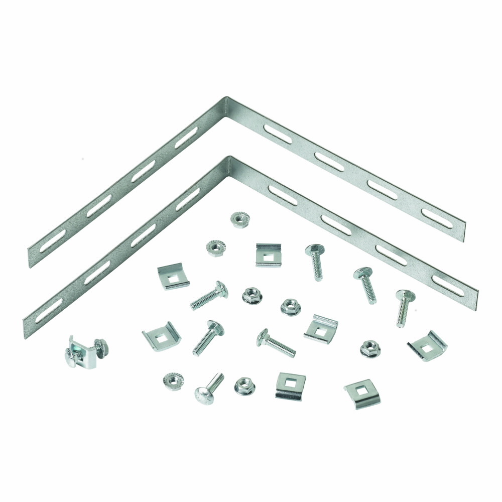 Eaton B-Line series Flextray accessory kit, Steel, Electro-galvanized, 90 degree kit