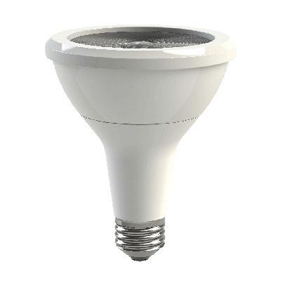 GE LED Lamps, 12 WTT, 1050 LM, 3000 K, 87.5 CRI, Dimmable, PAR30 Long Neck, Medium Screw Base, 4.72 IN Length, 25000 HR Average Life, Flood, White