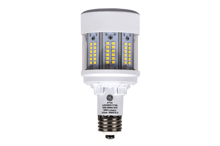 GE Lighting, LED, 21 WTT, 120 to 277 V, Initial:3000 LM, ED17, 50000 HR Average Life, 5000 K