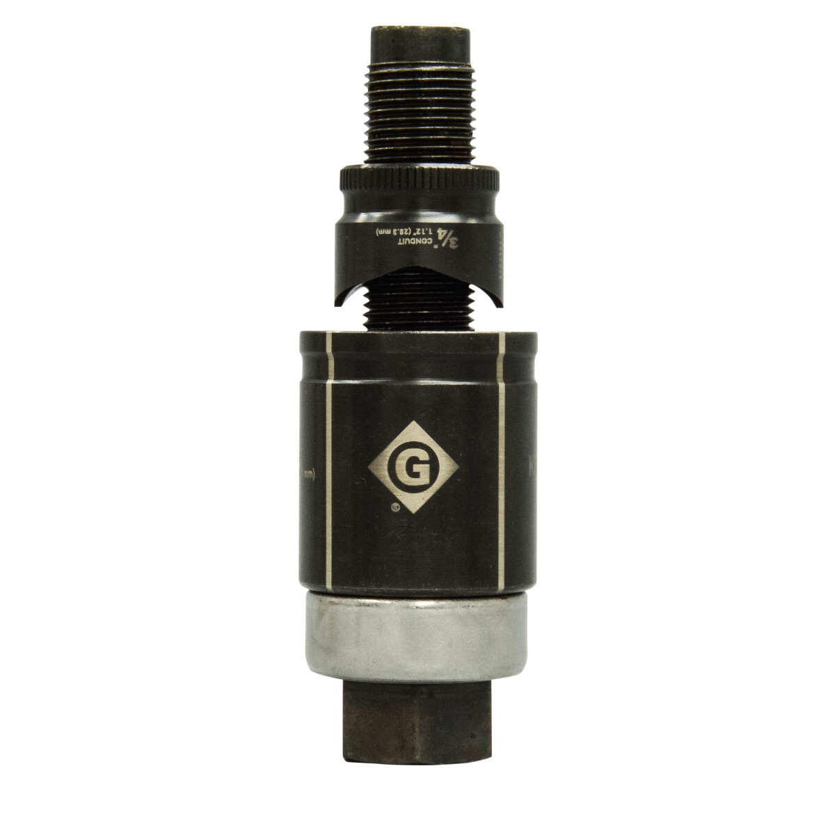 Punch with knurled edge for better grip.  Laser markings for quick part identification.  Alignment markings for improved accuracy.  Punch and die Made in USA.  Replaces 72BB
